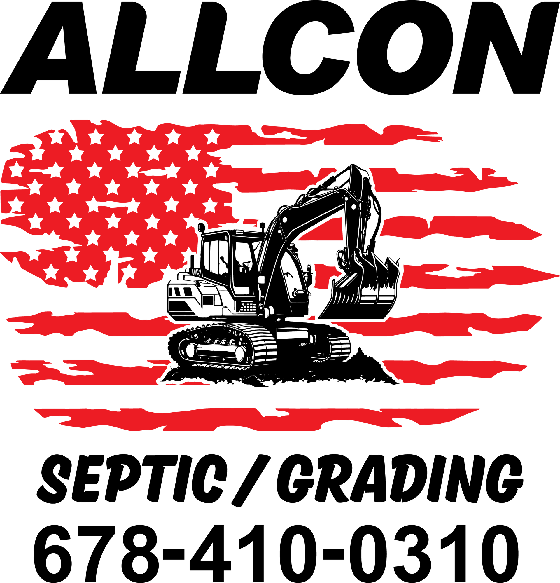 Allcon Septic and Grading logo