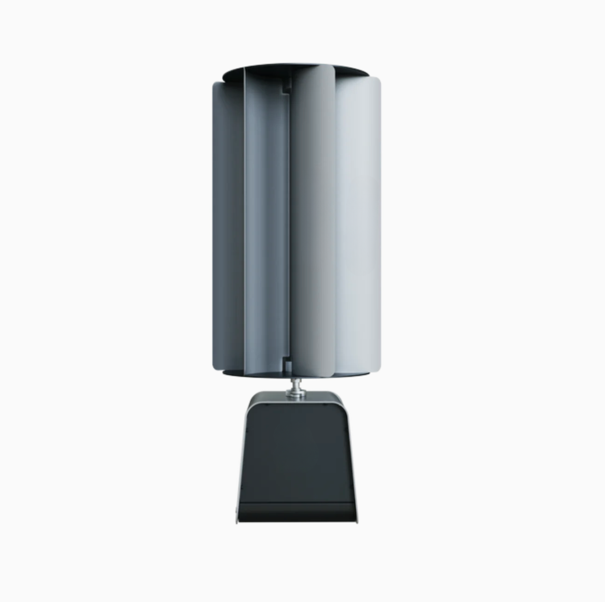 A 3d model of a wind turbine on a white background.