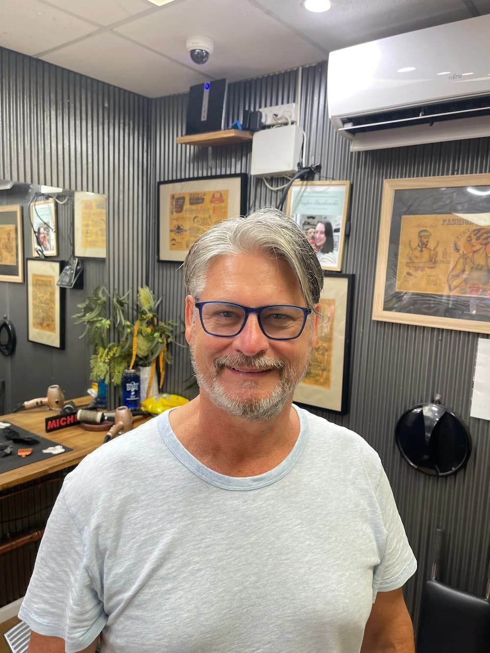 Old man in His New Haircut — Barbers in Darwin, NT