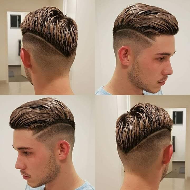 Undercut Fade Haircut Collage — Barbers in Darwin, NT