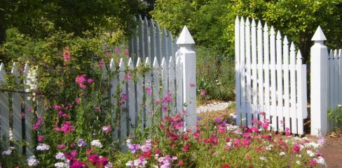 White picket fence installed by our professional fencing experts in Research