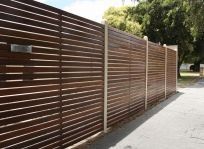 An example of a designer fence by our fencing contractors in Research