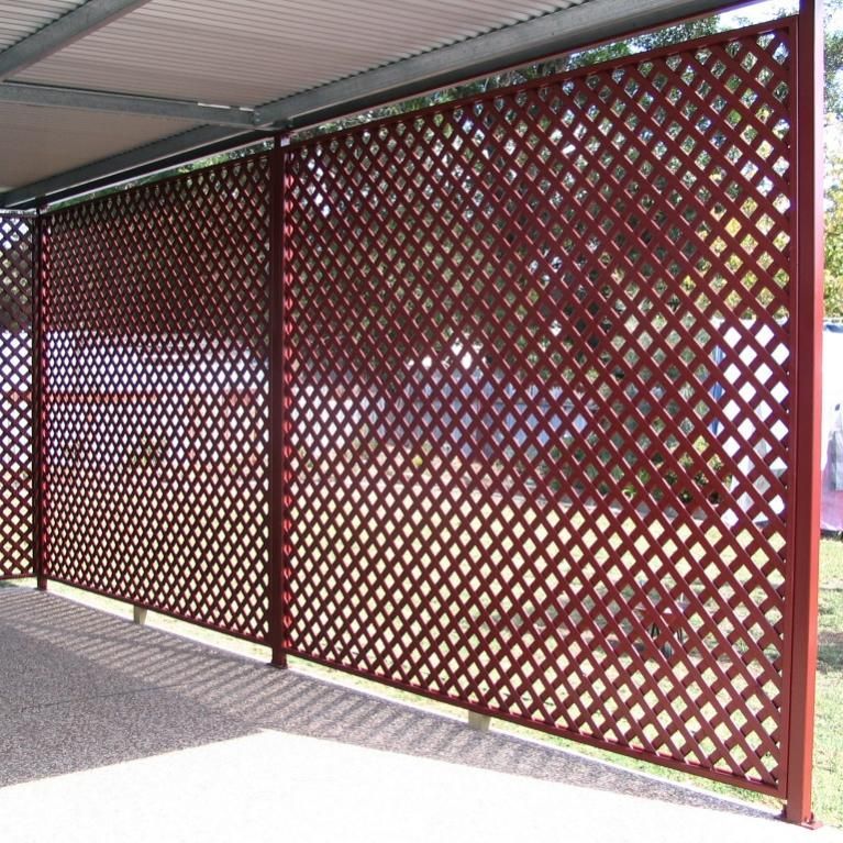A Wooden Lattice Fence is Sitting Under a Roof — Hunter Valley Lattice in Cessnock, NSW