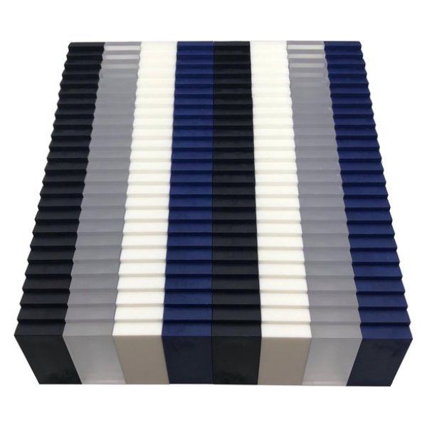 Winter kleurenmix dominostenen 200 stuks