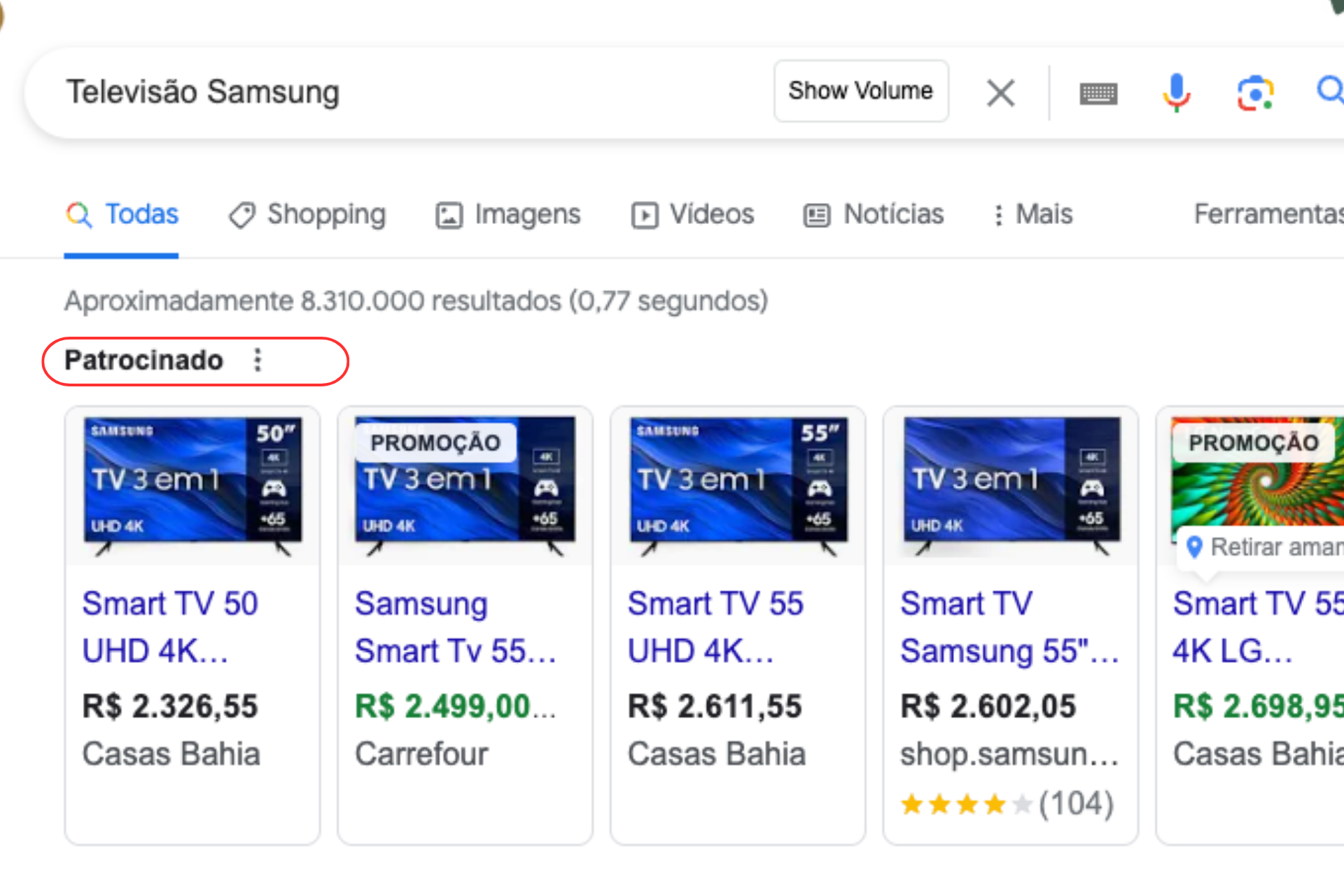 Anúncios Google Shopping Google Ads