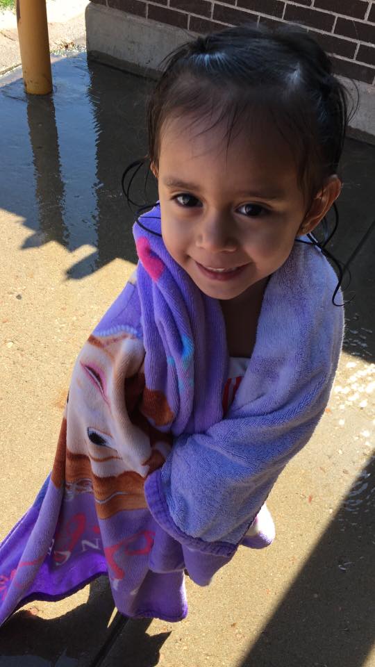 Smiling Girl in towel - Learning Center in Northglenn, CO