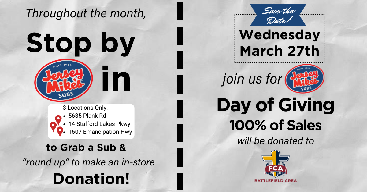 Jersey Mike's Month of Giving