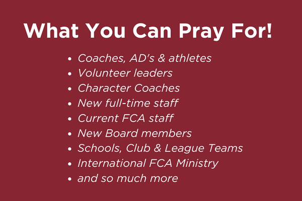 TRIAD FCA – PRAY-SERVE-GIVE