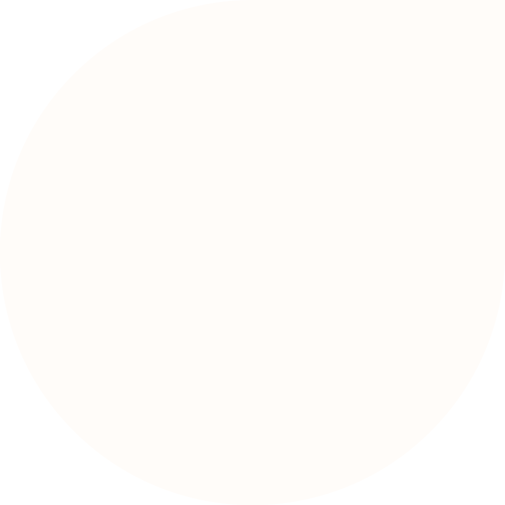 Pale orange circle.