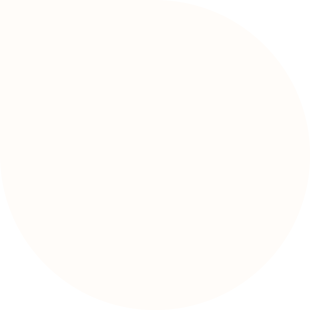 Pale orange circle with white interior.