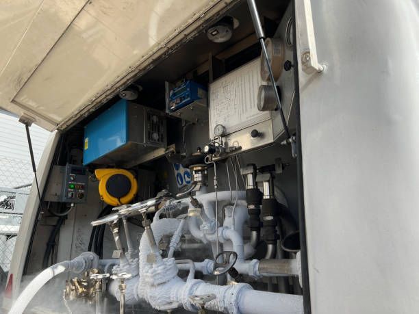 A close up of a machine with the door open