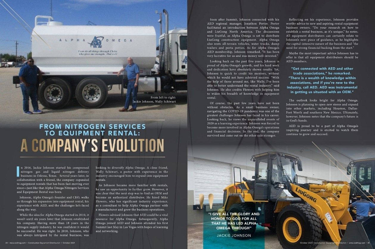 A magazine article about a company 's evolution A magazine article about a company 's evolution