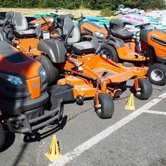 Lawn and garden supplies and lawn mowing equipment
