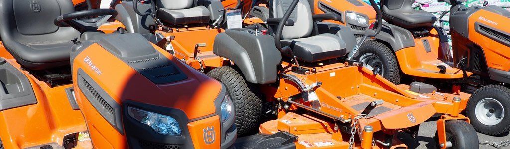 Riding lawn mowers and lawn equipment