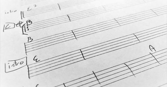picture of a music sheet