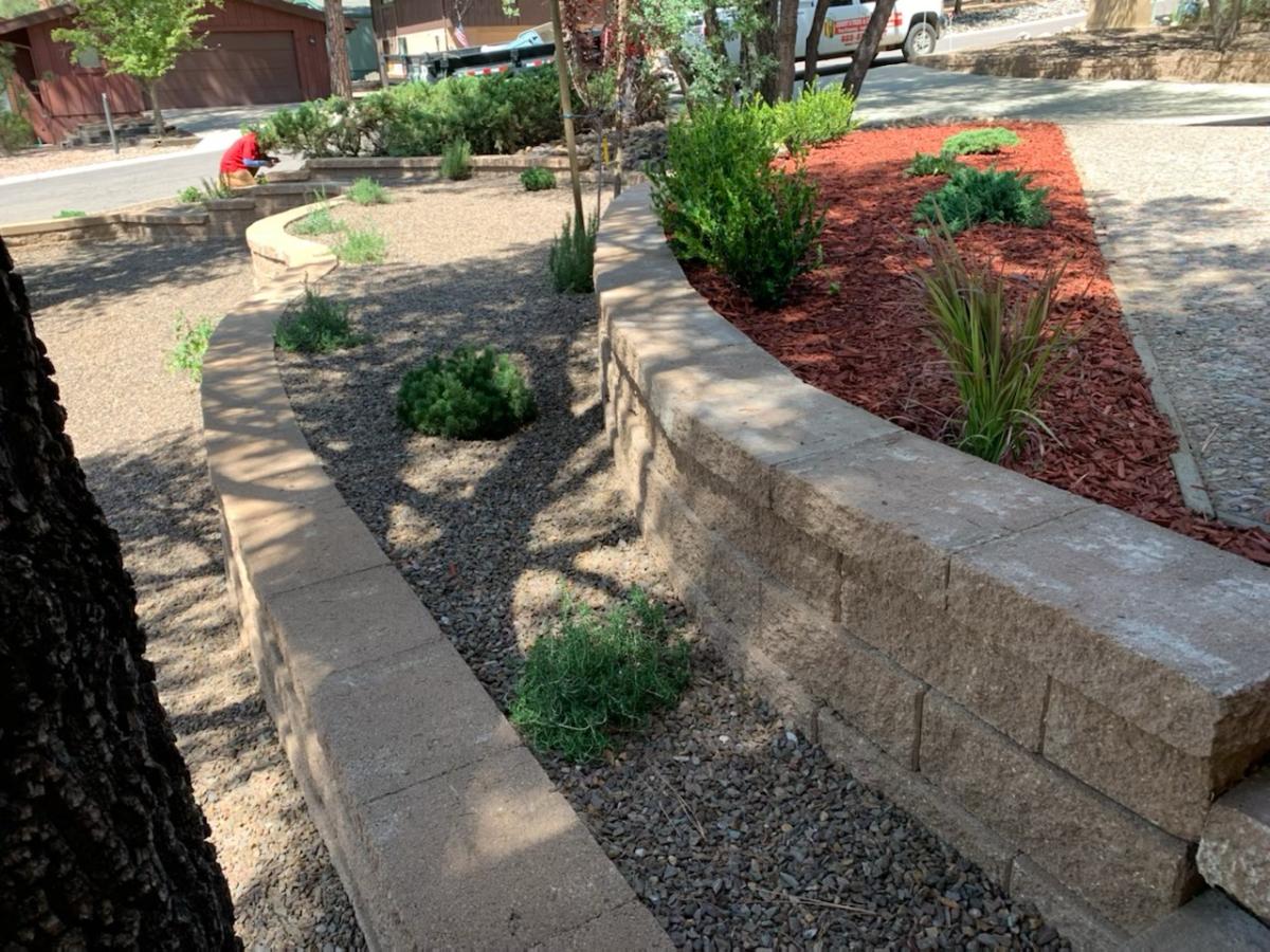 Side Walk — Prescott, AZ — Jonny's Tree & Landscaping Co., LLC