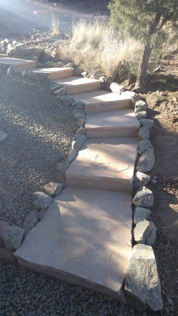 Landscape Steps — Prescott, AZ — Jonny's Tree & Landscaping Co., LLC
