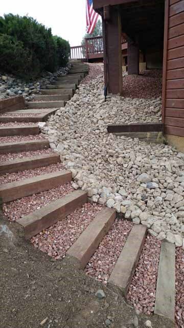 Rock Steps Landscape — Prescott, AZ — Jonny's Tree & Landscaping Co., LLC