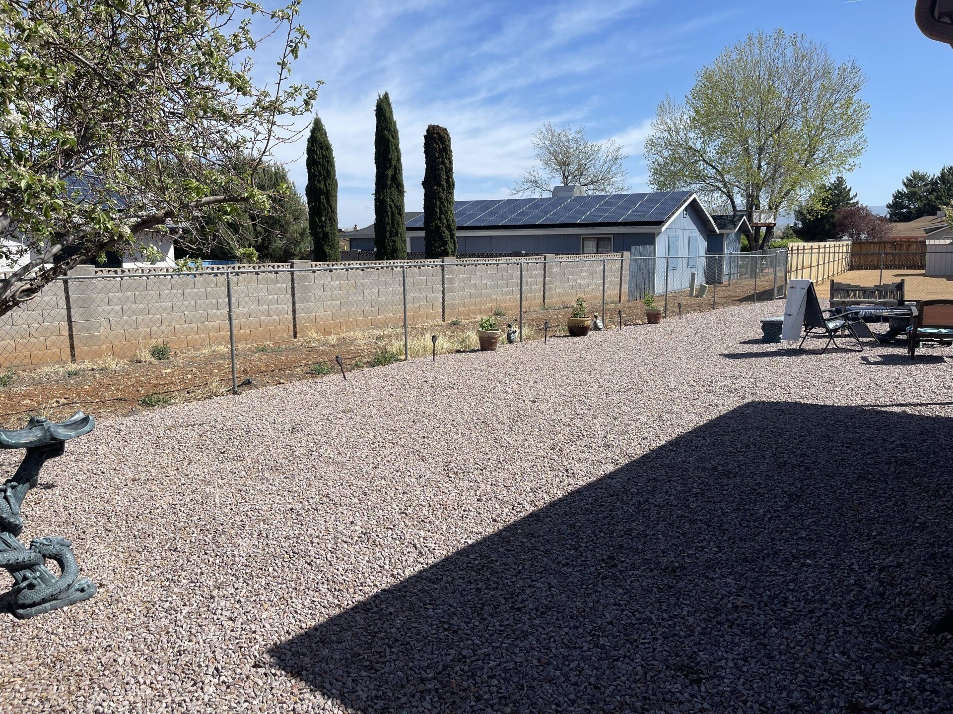 Before Backyard Landscaping — Prescott, AZ — Jonny's Tree & Landscaping Co., LLC