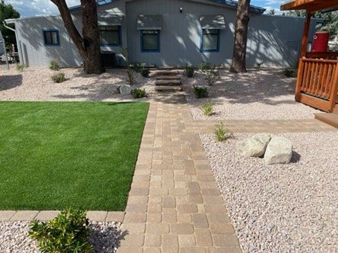 Driveway Landscaping — Prescott, AZ — Jonny's Tree & Landscaping Co., LLC