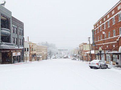 Town Covered with Snow — Prescott, AZ — Jonny's Tree & Landscaping Co., LLC