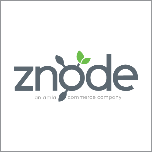 Znode logo with tagline: an amla commerce company