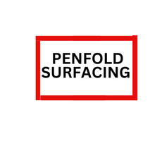 A logo for penfold surfacing surfacing the south east