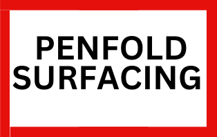 A logo for penfold surfacing surfacing the south east