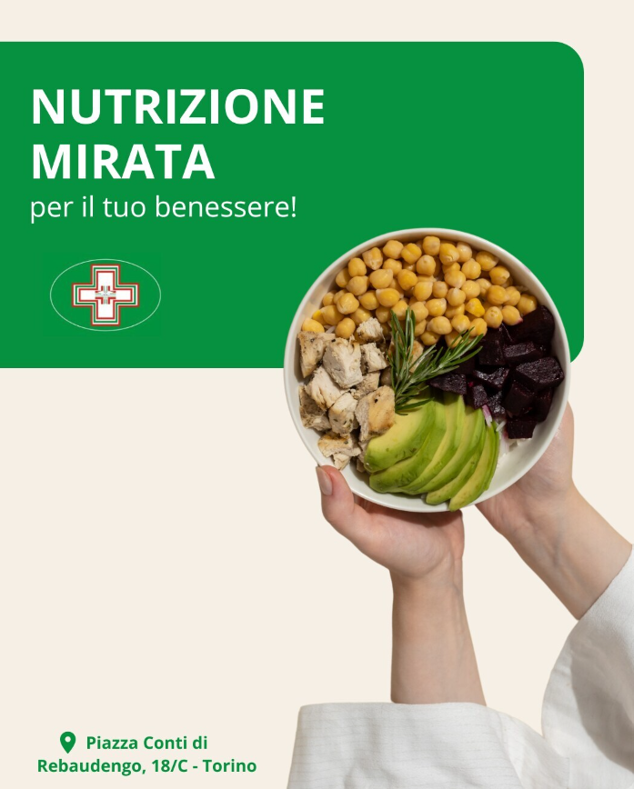 Un volantino sanitario con un'intestazione verde che recita