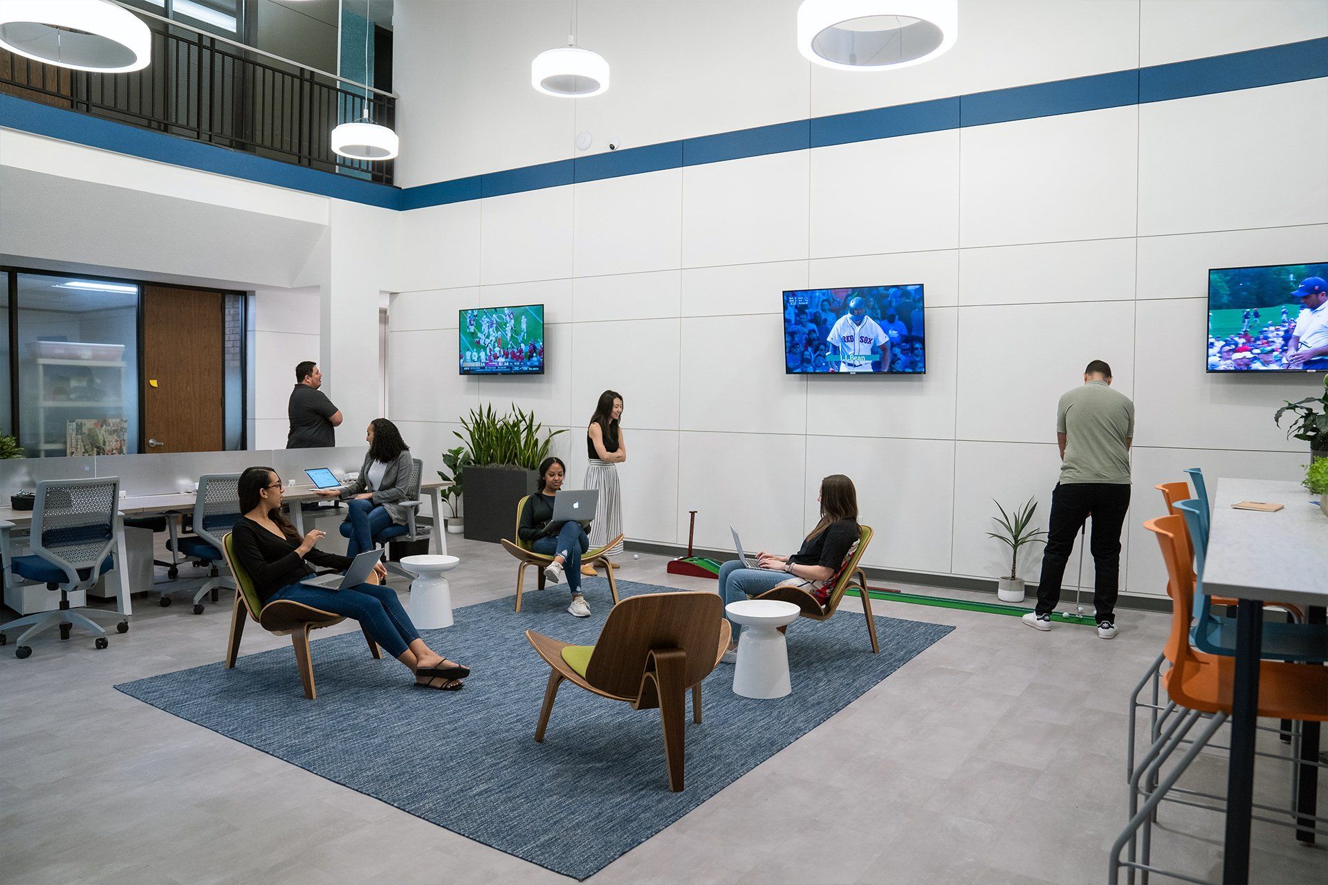 busy coworking space