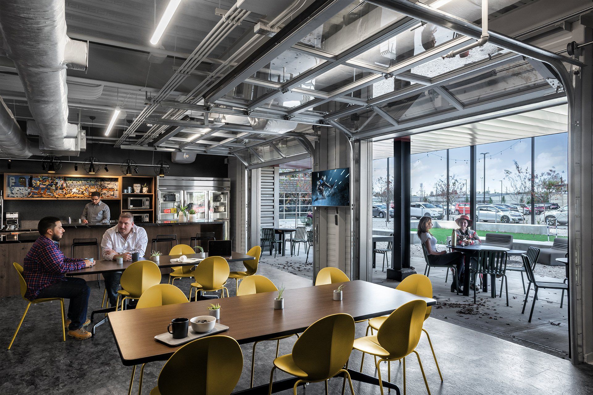 coworking space community kitchen