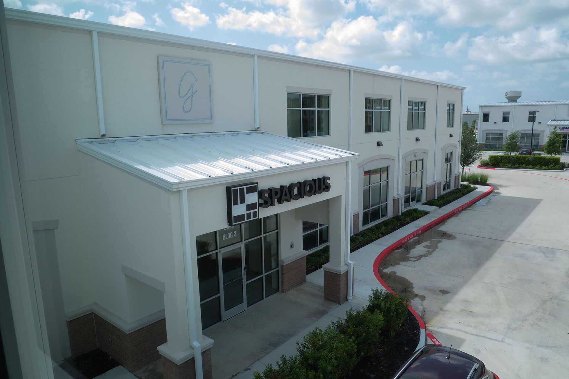 exterior of Pearland coworking space