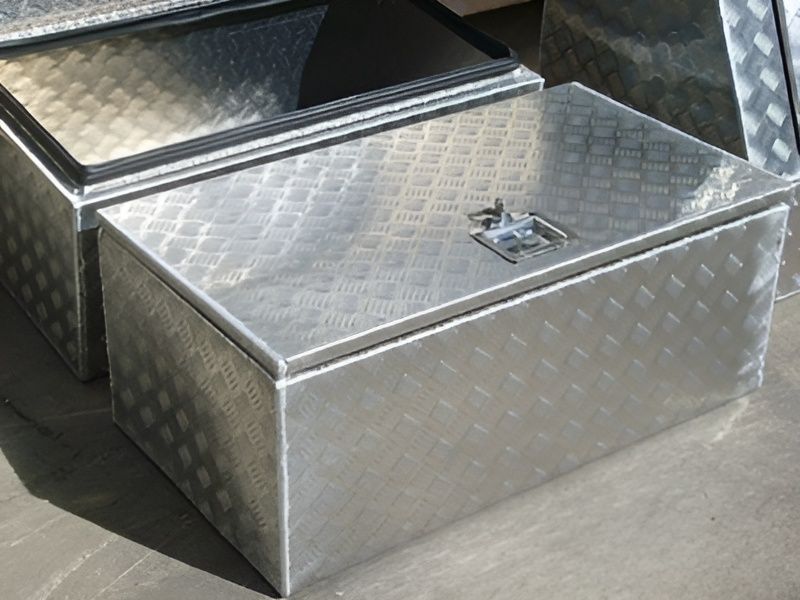 Two Aluminum Custom Box — Brumb's Welding & Fabrication in Biggera Waters, QLD