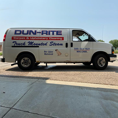 Cleaning Van — Macomb, MI — Dun-Rite Carpet, Upholstery, Tile, and Grout Cleaning