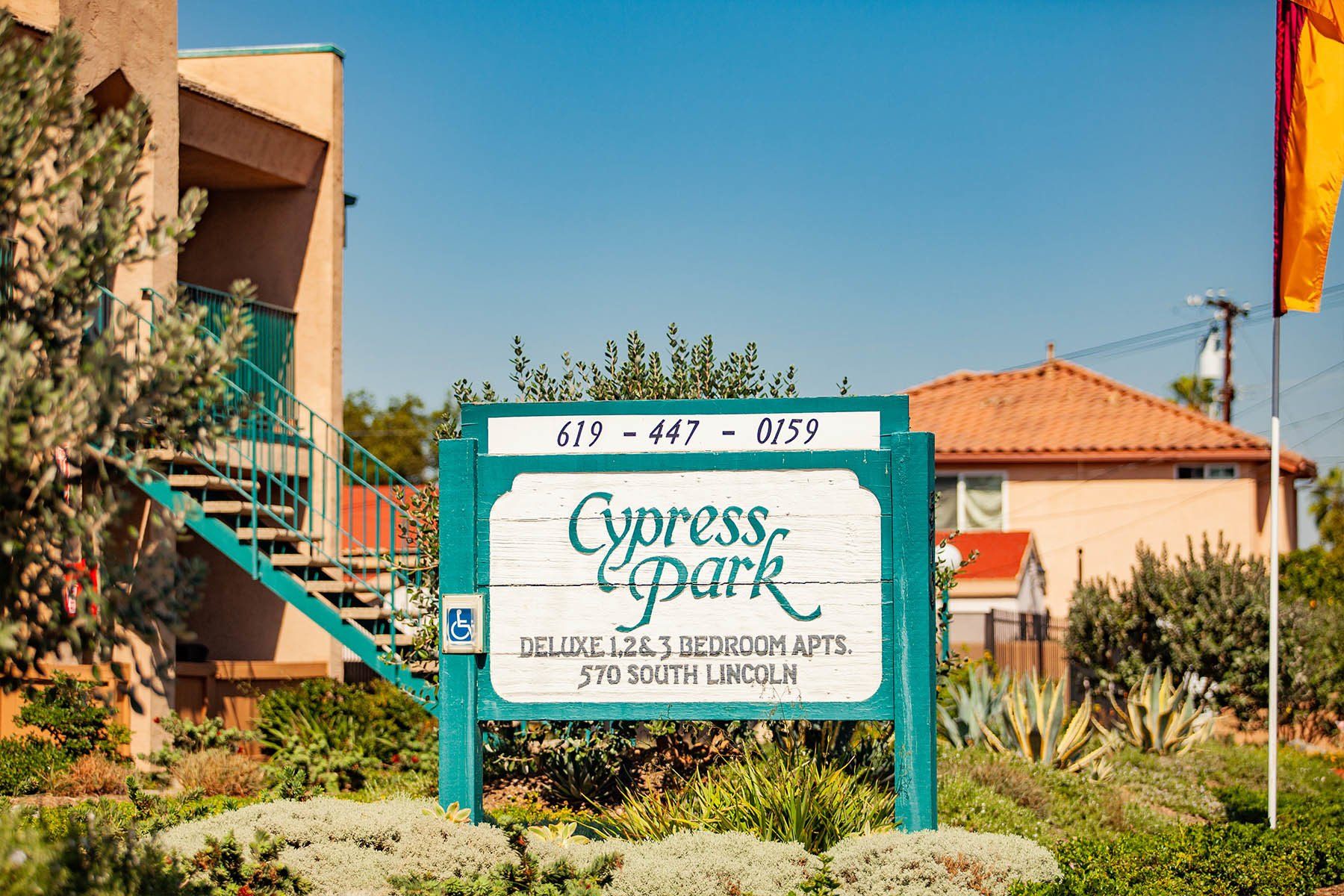 Cypress Park Property Sign