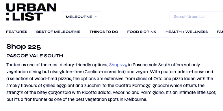 Best vegetarian in Melbourne