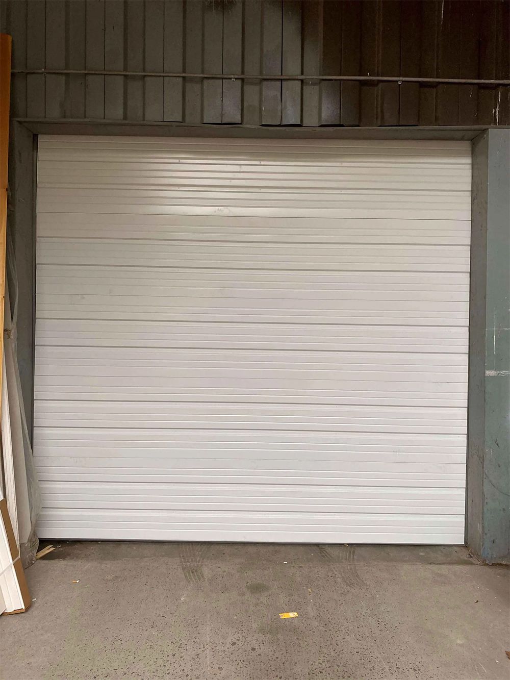 White Garage Door