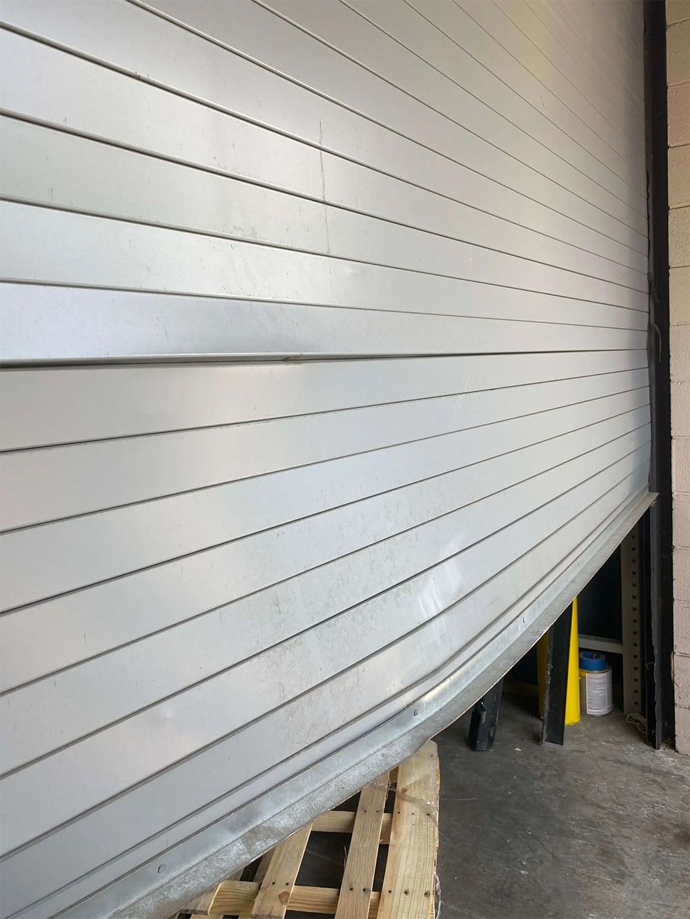 Close Up Sot Of Garage Door