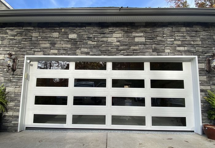 Orange Storage Door