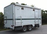 Trailer On The Road — Albuquerque, NM — AAA Pumping Service Inc.