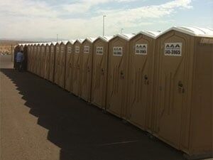 Portable Restrooms — Albuquerque, NM — AAA Pumping Service Inc.