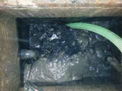 Typical Sand Trap before Service — Albuquerque, NM — AAA Pumping Service Inc.