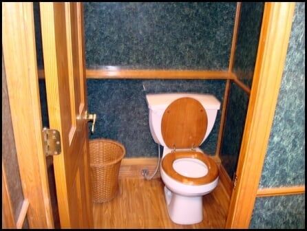 Wood Style Toilet — Albuquerque, NM — AAA Pumping Service Inc.