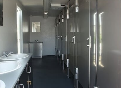 Restroom Sink And Toilet — Albuquerque, NM — AAA Pumping Service Inc.