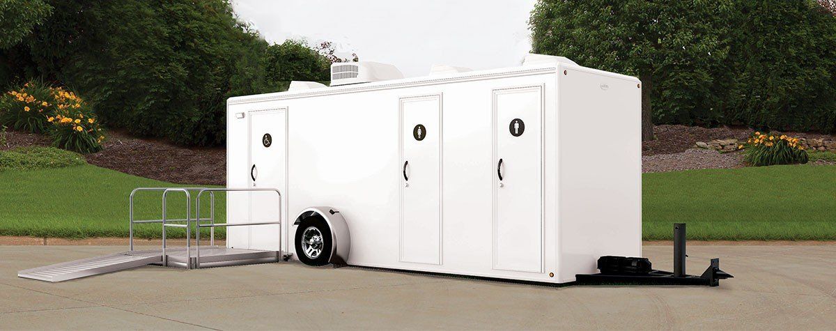 Beautiful Restroom Trailer — Albuquerque, NM — AAA Pumping Service Inc.