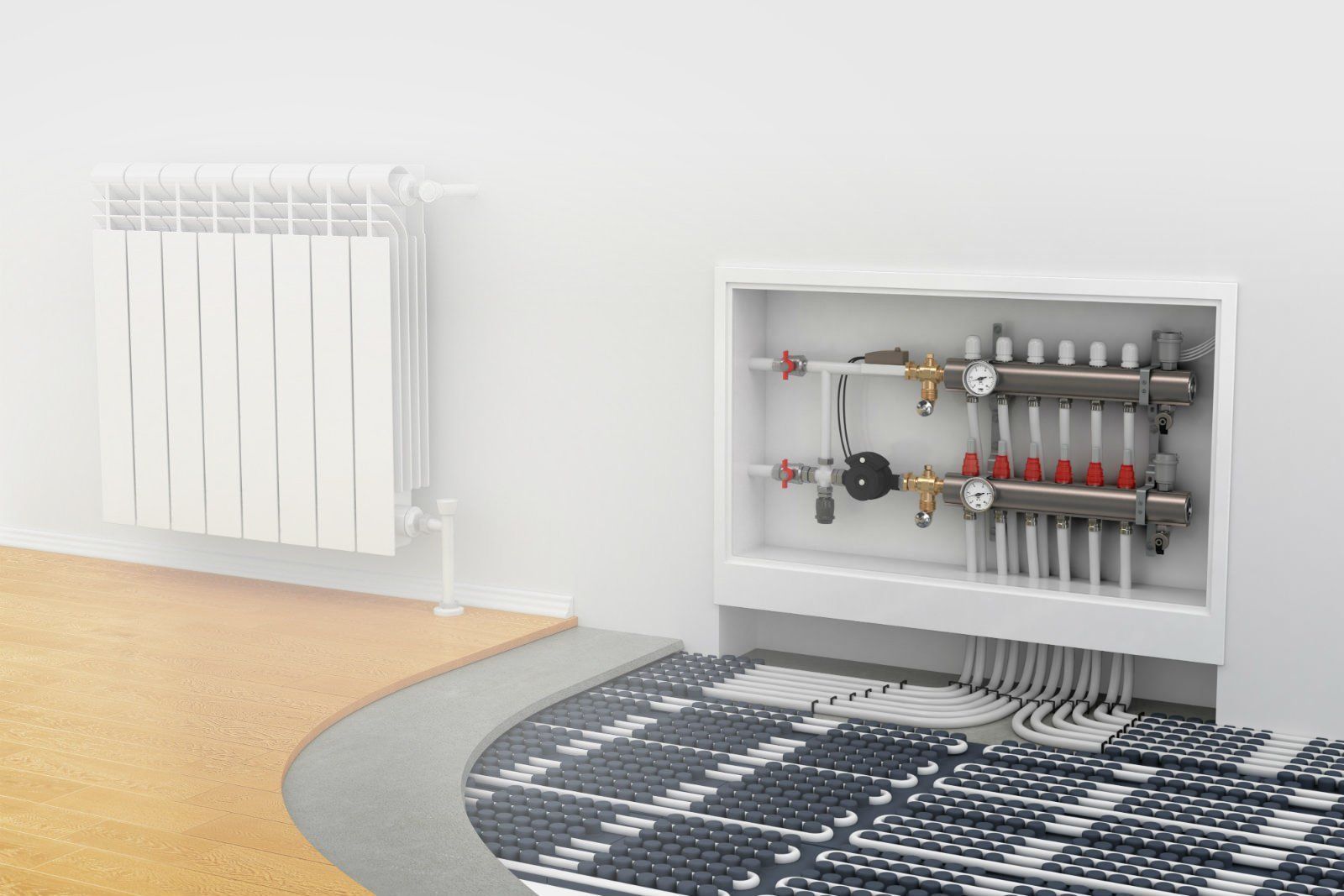 riscaldamento a pavimento