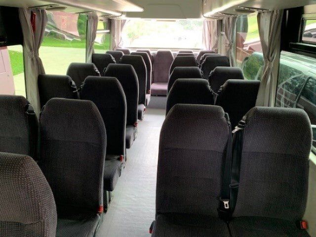The Inside of a Bus With a Lot of Seats — Wests National Coaches In Chevallum, QLD