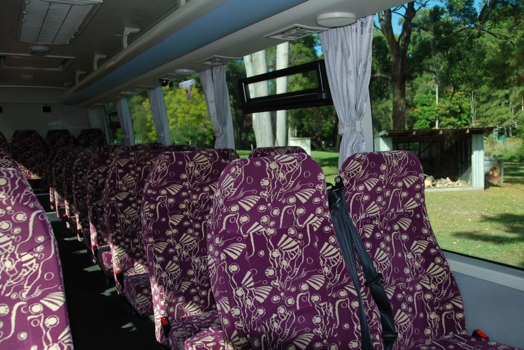 Interior of a Bus Available for Coach Hire