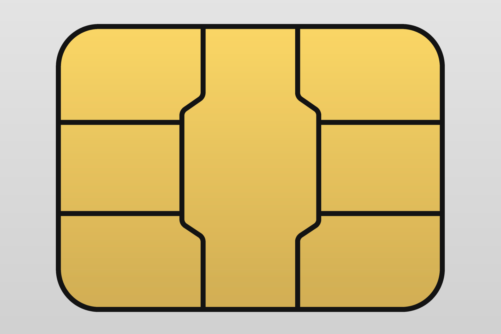 Um close de um cartão de crédito em um fundo branco