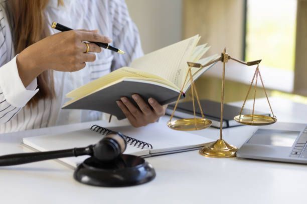 Lawyer Checking her Notes — Antonio, TX — Bail Bond Attorney San Antonio